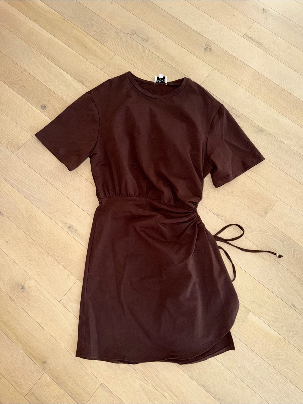 SNDYS FROM REVOLVE CHOCOLATE BROWN DRESS SIZE SMALL - Picture 2 of 4